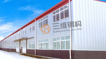 山東三維輕鋼結構廠房案例