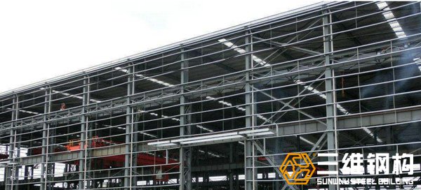 山東三維鋼結構公司建造的多層鋼結構廠房
